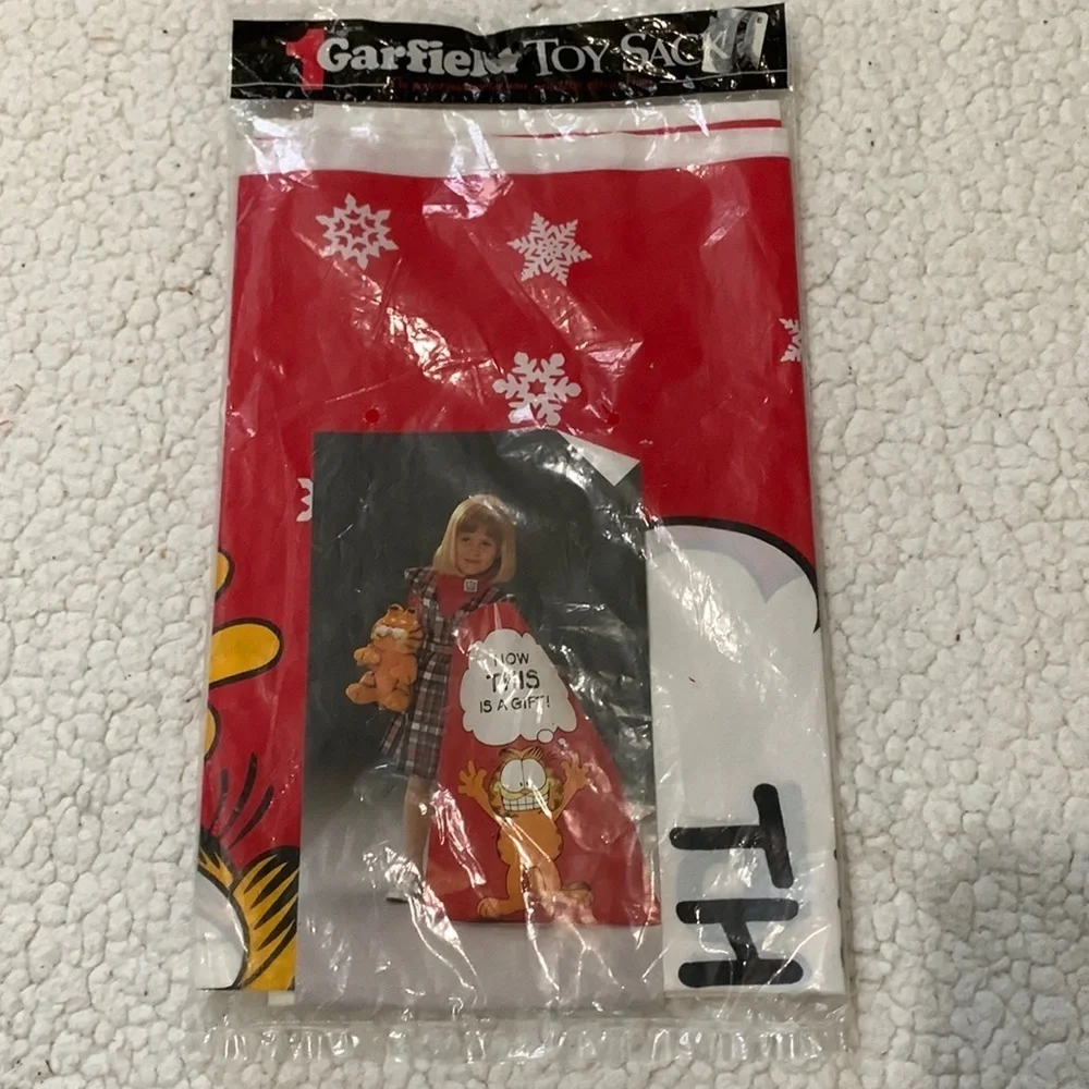Vintage Garfield 1 Jumbo Christmas Toy Sack